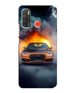 Чохол для TECNO Spark 5 з картинкою «Audi у вогняному диму» Чохол для TECNO Spark 5 з картинкою «Audi у вогняному диму»