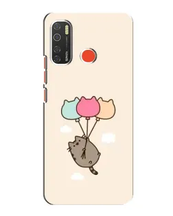 Чохол для TECNO Spark 5 з картинкою «Пушин на кульках»