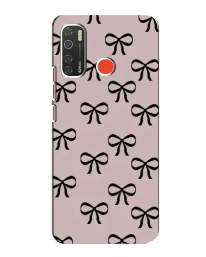 Чехол для TECNO Spark 5 с картинкой «Черные бантики» Чехол для TECNO Spark 5 с картинкой «Черные бантики»