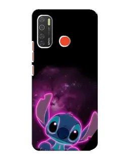 Чохол для TECNO Spark 5 з картинкою «Неоновий Stitch»