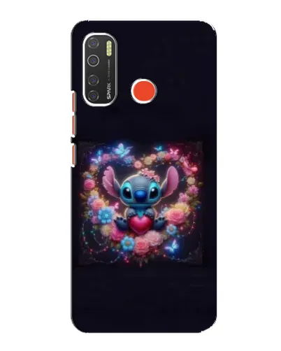 Чохол для TECNO Spark 5 з картинкою «Stitch у квітах» Чохол для TECNO Spark 5 з картинкою «Stitch у квітах»
