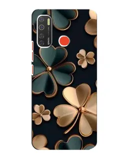 Чехол для TECNO Spark 5 с картинкой «Клевер в золоте» Чехол для TECNO Spark 5 с картинкой «Клевер в золоте»