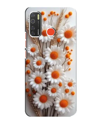 Чехол для TECNO Spark 5 с картинкой «Белые сухоцветы» Чехол для TECNO Spark 5 с картинкой «Белые сухоцветы»