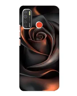 Чехол для TECNO Spark 5 с картинкой «Шелковая черная роза» Чехол для TECNO Spark 5 с картинкой «Шелковая черная роза»