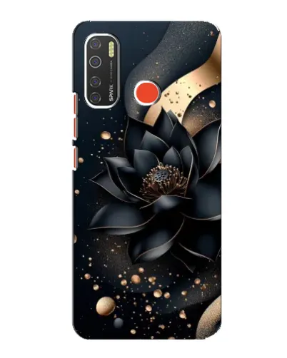 Чехол для TECNO Spark 5 с картинкой «Черный лотос» Чехол для TECNO Spark 5 с картинкой «Черный лотос»