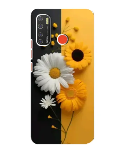 Чехол для TECNO Spark 5 с картинкой «Подсолнух и ромашка» Чехол для TECNO Spark 5 с картинкой «Подсолнух и ромашка»