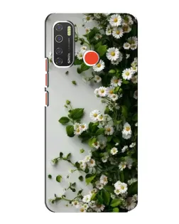 Чехол для TECNO Spark 5 с картинкой «Ветка мелких белых цветов» Чехол для TECNO Spark 5 с картинкой «Ветка мелких белых цветов»