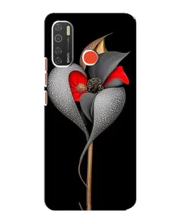 Чехол для TECNO Spark 5 с картинкой «Серебряный фантазийный цветок» Чехол для TECNO Spark 5 с картинкой «Серебряный фантазийный цветок»