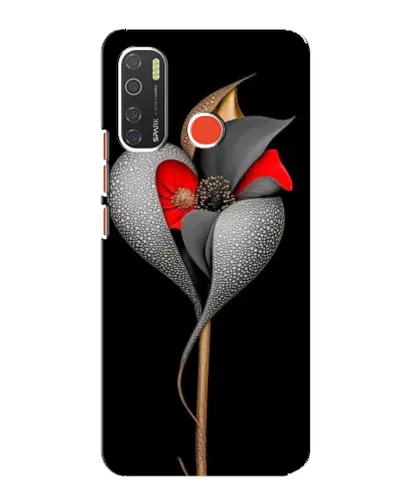 Чохол для TECNO Spark 5 з картинкою «Срібна фантазійна квітка» Чохол для TECNO Spark 5 з картинкою «Срібна фантазійна квітка»