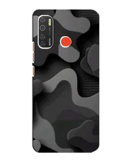 Чохол для TECNO Spark 5 з картинкою «Темний абстрактний камуфляж» Чохол для TECNO Spark 5 з картинкою «Темний абстрактний камуфляж»