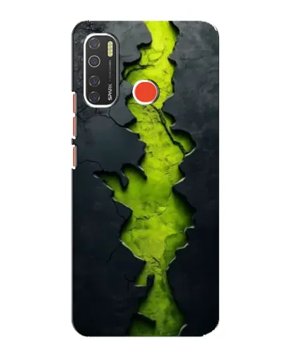 Чохол для TECNO Spark 5 з картинкою «Салатовий розлом скелі» Чохол для TECNO Spark 5 з картинкою «Салатовий розлом скелі»