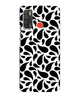 Чохол для TECNO Spark 5 з картинкою «Контрастні чорні краплі» Чохол для TECNO Spark 5 з картинкою «Контрастні чорні краплі»