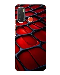 Чохол для TECNO Spark 5 з картинкою «Червона глянцева сітка» Чохол для TECNO Spark 5 з картинкою «Червона глянцева сітка»