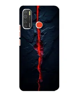 Чохол для TECNO Spark 5 з картинкою «Червона лавова тріщина» Чохол для TECNO Spark 5 з картинкою «Червона лавова тріщина»
