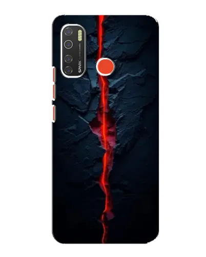 Чохол для TECNO Spark 5 з картинкою «Червона лавова тріщина» Чохол для TECNO Spark 5 з картинкою «Червона лавова тріщина»