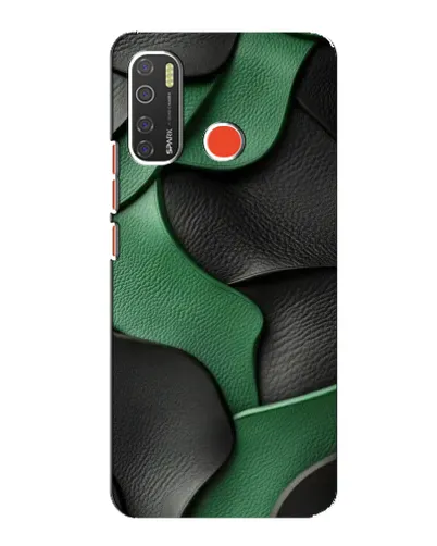 Чохол для TECNO Spark 5 з картинкою «Зелені шкіряні хвилі» Чохол для TECNO Spark 5 з картинкою «Зелені шкіряні хвилі»