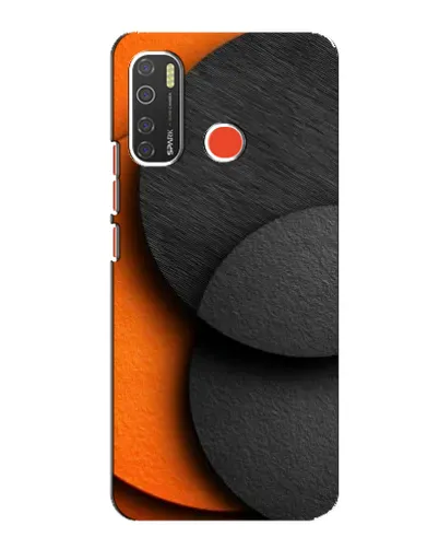 Чохол для TECNO Spark 5 з картинкою «Геометрія помаранчевих кіл» Чохол для TECNO Spark 5 з картинкою «Геометрія помаранчевих кіл»
