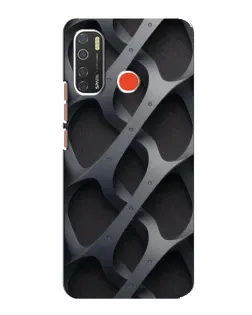 Чохол для TECNO Spark 5 з картинкою «Об'ємне сіре плетіння» Чохол для TECNO Spark 5 з картинкою «Об'ємне сіре плетіння»
