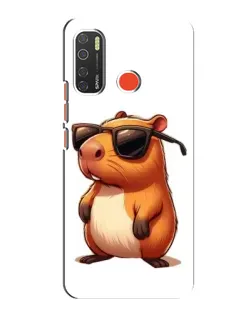 Чехол для TECNO Spark 5 с картинкой «Капибара в очках» Чехол для TECNO Spark 5 с картинкой «Капибара в очках»