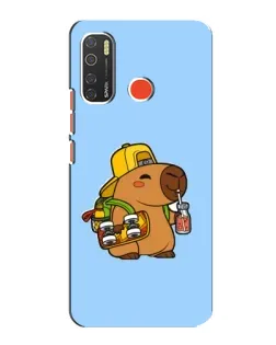 Чехол для TECNO Spark 5 с картинкой «Капибара на скейте» Чехол для TECNO Spark 5 с картинкой «Капибара на скейте»