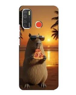 Чехол для TECNO Spark 5 с картинкой «Капибара с пиццей» Чехол для TECNO Spark 5 с картинкой «Капибара с пиццей»