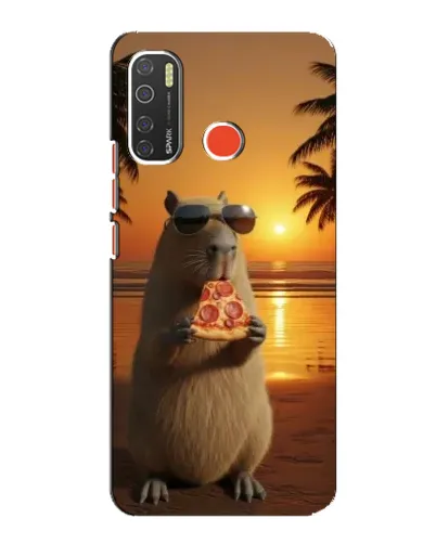 Чехол для TECNO Spark 5 с картинкой «Капибара с пиццей» Чехол для TECNO Spark 5 с картинкой «Капибара с пиццей»