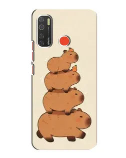 Чехол для TECNO Spark 5 с картинкой «Башня из капибар» Чехол для TECNO Spark 5 с картинкой «Башня из капибар»