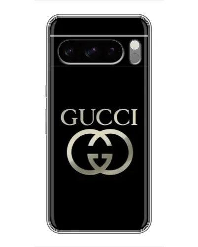 Чехол для TECNO Spark 50 с картинкой «Gucci — золото на черном» Чехол для TECNO Spark 50 с картинкой «Gucci — золото на черном»