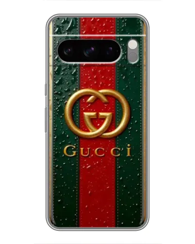 Чехол для TECNO Spark 50 с картинкой «Gucci — фирменная полоса и золото» Чехол для TECNO Spark 50 с картинкой «Gucci — фирменная полоса и золото»