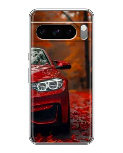Чехол для TECNO Spark 50 с картинкой «Осенняя BMW M4»