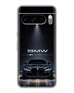 Чехол для TECNO Spark 50 с картинкой «BMW сквозь ночной город» Чехол для TECNO Spark 50 с картинкой «BMW сквозь ночной город»