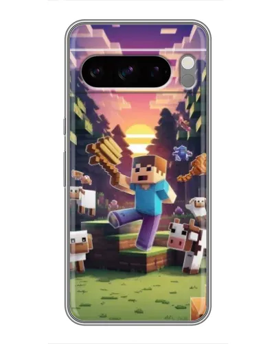 Чохол для TECNO Spark 50 з картинкою «Стів на фермі» Чохол для TECNO Spark 50 з картинкою «Стів на фермі»