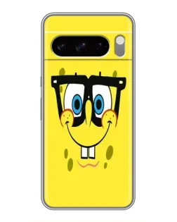 Чехол для TECNO Spark 50 с картинкой «Минималистичный Спанч Боб» Чехол для TECNO Spark 50 с картинкой «Минималистичный Спанч Боб»