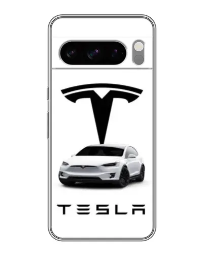 Чехол для TECNO Spark 50 с картинкой «Tesla White Style»