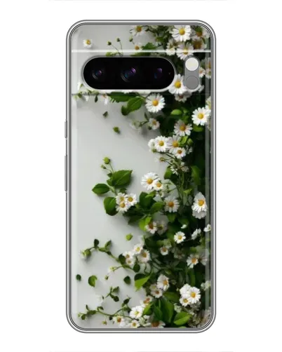 Чехол для TECNO Spark 50 с картинкой «Ветка мелких белых цветов» Чехол для TECNO Spark 50 с картинкой «Ветка мелких белых цветов»