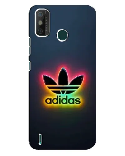 Чехол для TECNO Spark 6 GO (KE5) с картинкой «Неоновый Adidas»