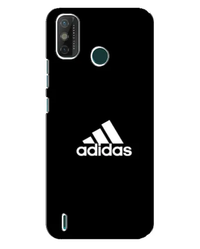 Чехол для TECNO Spark 6 GO (KE5) с картинкой «Черная классика Adidas»