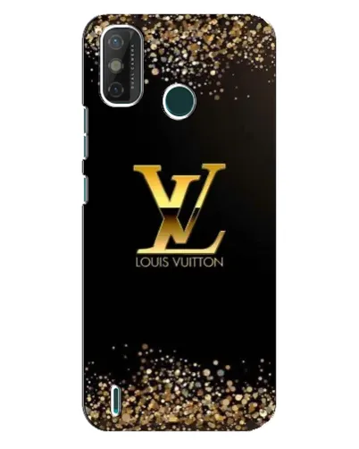 Чехол для TECNO Spark 6 GO (KE5) с картинкой «LV — золотые искры»