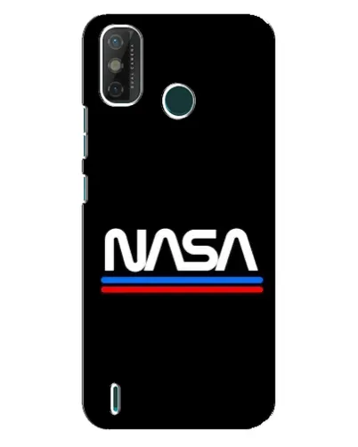 Чехол для TECNO Spark 6 GO (KE5) с картинкой «NASA — классика Red Blue»