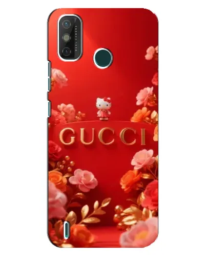 Чехол для TECNO Spark 6 GO (KE5) с картинкой «Gucci — золотой сад»