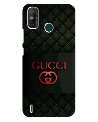 Чехол для TECNO Spark 6 GO (KE5) с картинкой «Gucci — стеганый черный»