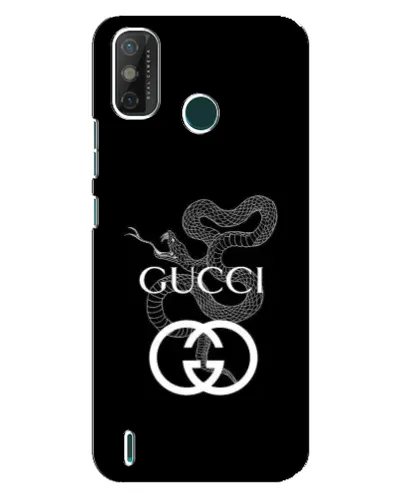 Чехол для TECNO Spark 6 GO (KE5) с картинкой «Gucci — серебряная змея»