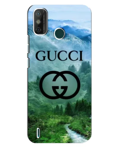 Чехол для TECNO Spark 6 GO (KE5) с картинкой «Gucci — горный пейзаж»
