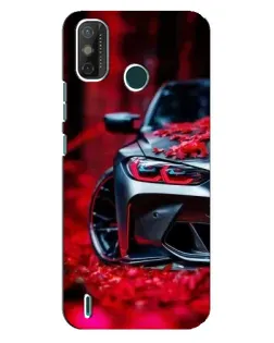 Чехол для TECNO Spark 6 GO (KE5) с картинкой «Спортивная BMW и цветы» Чехол для TECNO Spark 6 GO (KE5) с картинкой «Спортивная BMW и цветы»