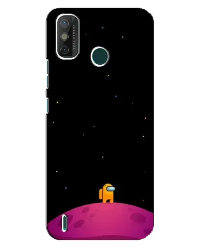 Чехол для TECNO Spark 6 GO (KE5) с картинкой «Одинокий герой на планете»
