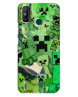 Чохол для TECNO Spark 6 GO (KE5) з картинкою «Кріпери Minecraft» Чохол для TECNO Spark 6 GO (KE5) з картинкою «Кріпери Minecraft»