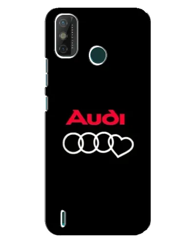 Чехол для TECNO Spark 6 GO (KE5) с картинкой «Логотип Audi Heart»