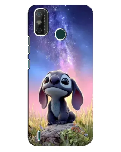 Чехол для TECNO Spark 6 GO (KE5) с картинкой «Стич на рассвете»