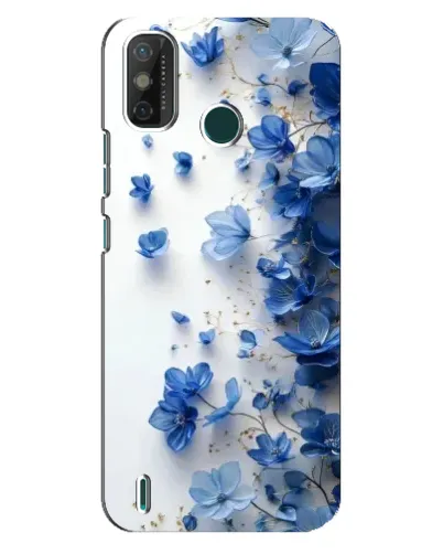 Чохол для TECNO Spark 6 GO (KE5) з картинкою «Блакитний квітковий каскад» Чохол для TECNO Spark 6 GO (KE5) з картинкою «Блакитний квітковий каскад»