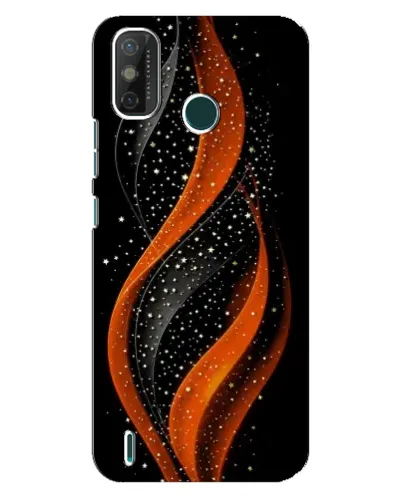 Чехол для TECNO Spark 6 GO (KE5) с картинкой «Огненная звездная волна»